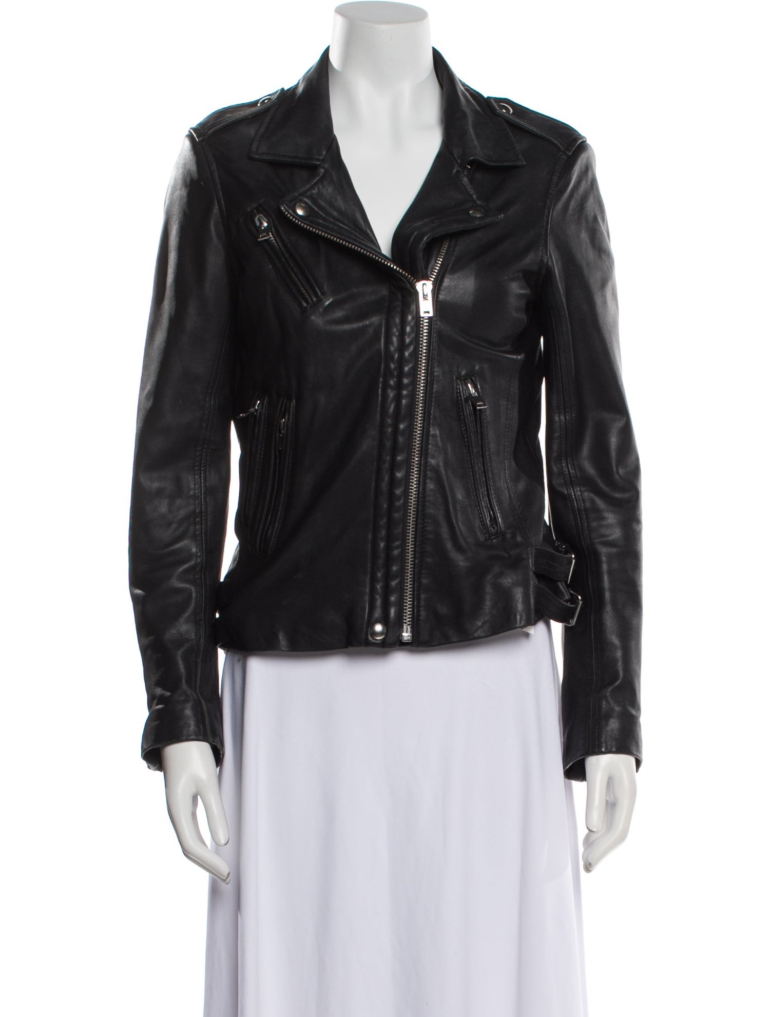 Iro Lamb Leather Biker Jacket