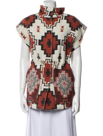 Iro Wool Printed Vest