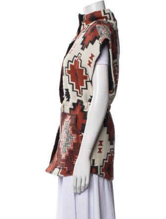Iro Wool Printed Vest