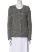 Iro Virgin Wool Tweed Pattern Evening Jacket