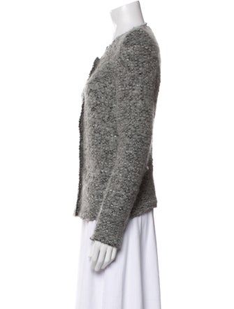 Iro Virgin Wool Tweed Pattern Evening Jacket