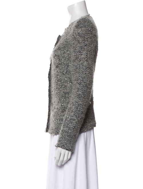 Iro Virgin Wool Tweed Pattern Evening Jacket