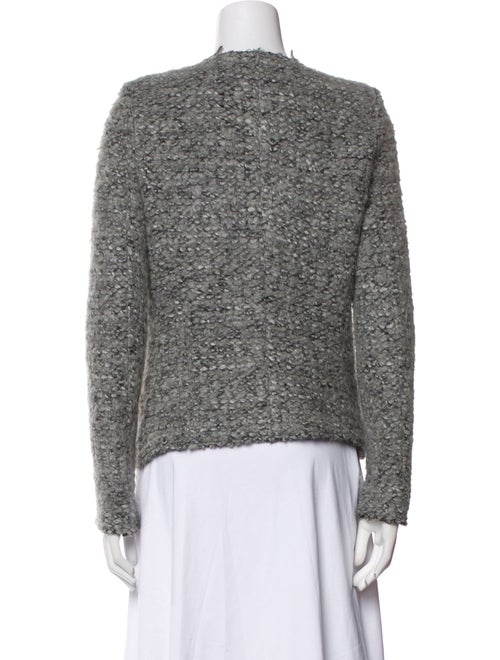 Iro Virgin Wool Tweed Pattern Evening Jacket