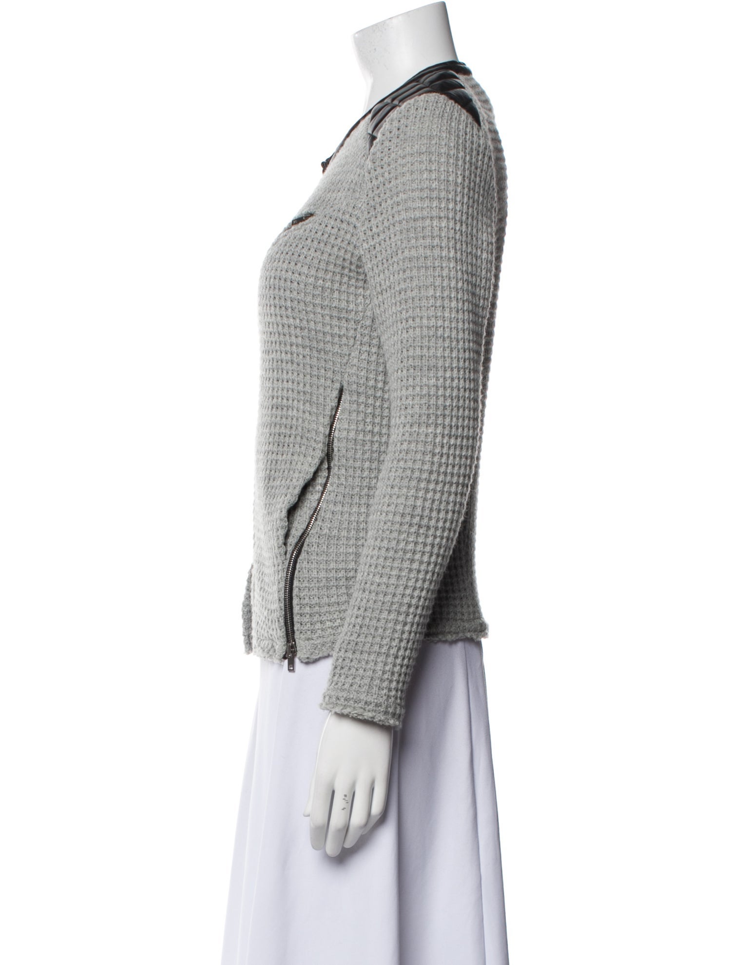 Iro Colorblock Pattern Jacket