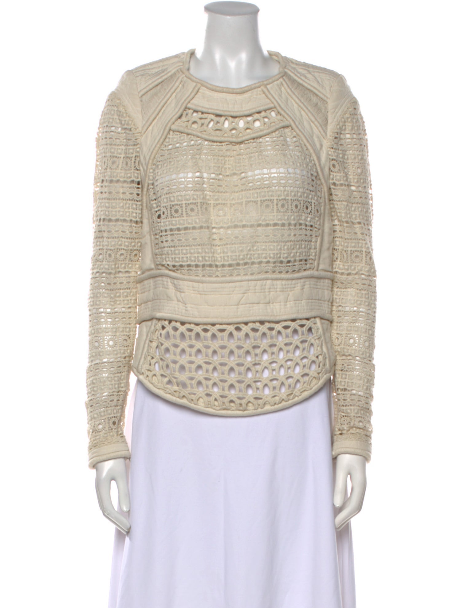 Iro Crew Neck Long Sleeve Sweatshirt