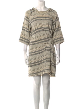 Iro Striped Mini Dress