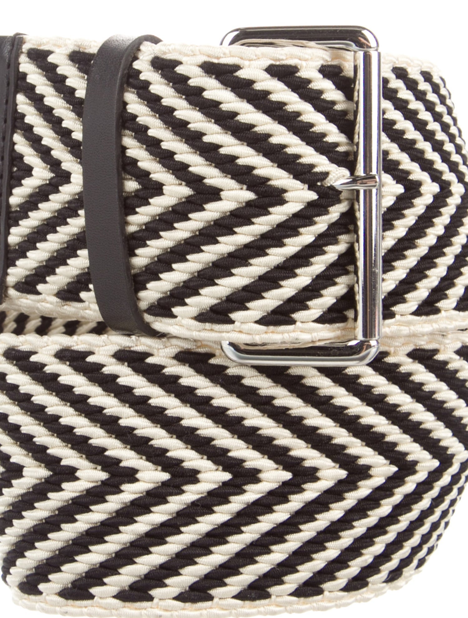 Iro Wide Leather Trim Embellishment Belt