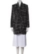 Iro Wool Tweed Pattern Peacoat