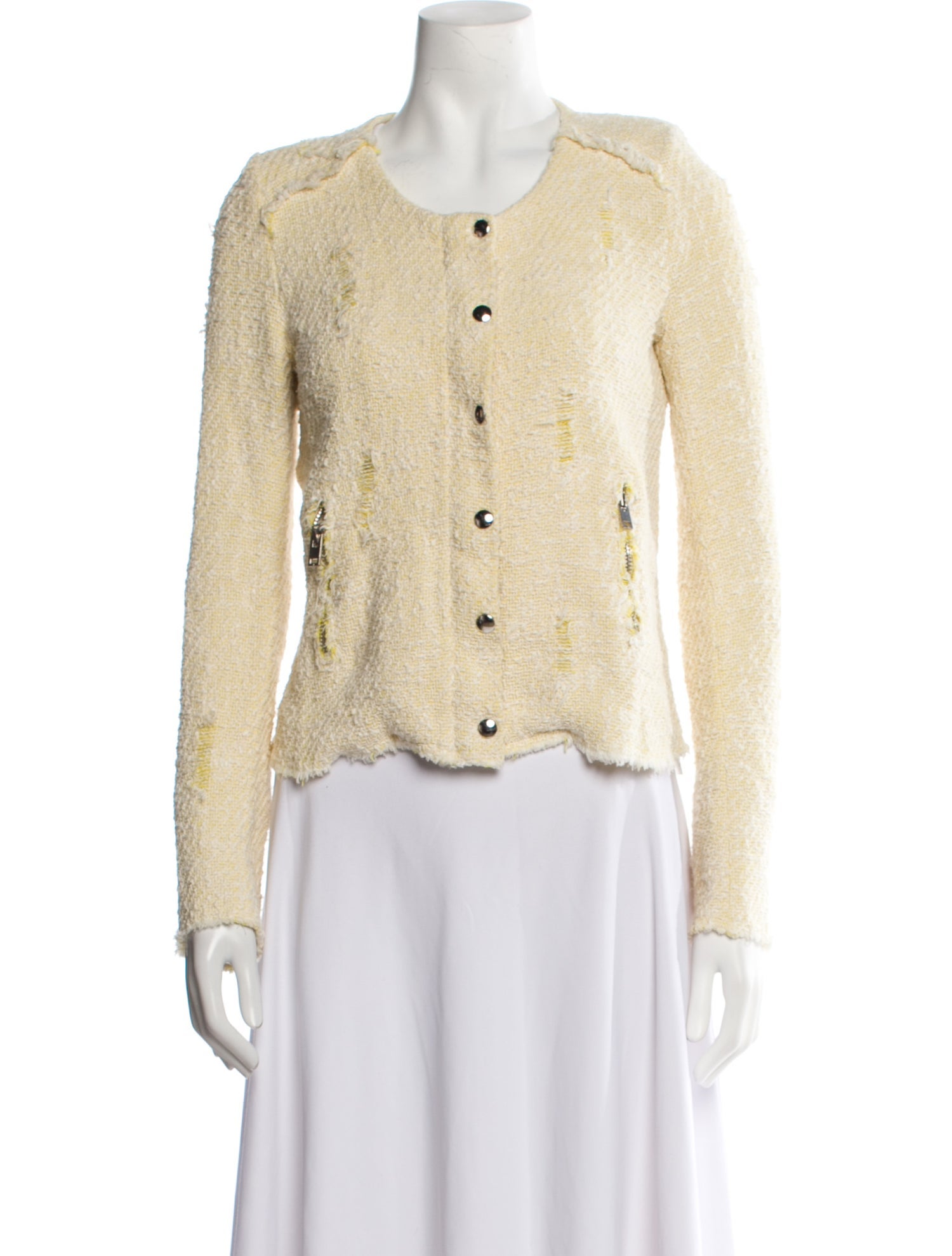 Iro Tweed Pattern Evening Jacket