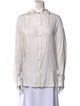 Iro Sequin Long Sleeve Button-Up Top