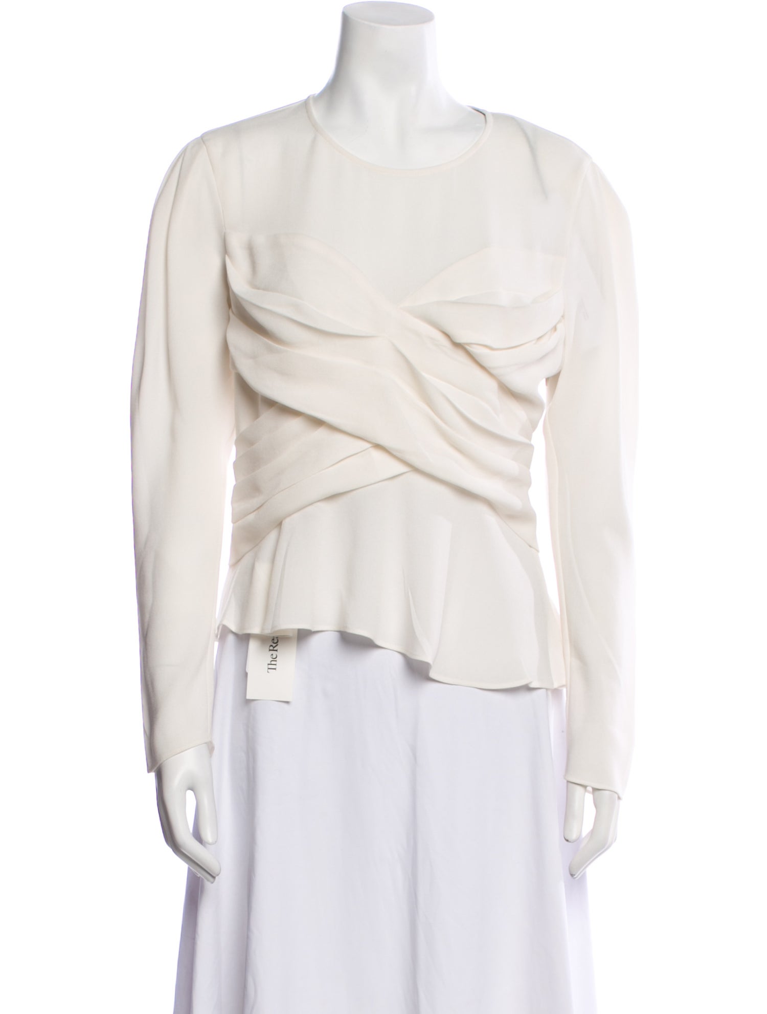 Iro Crew Neck Long Sleeve Blouse w/ Tags