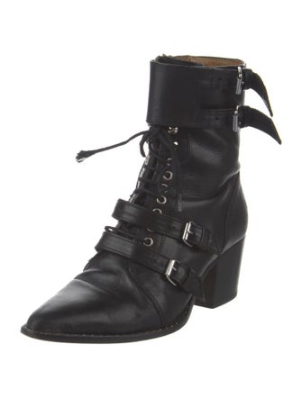 Iro Leather Combat Boots