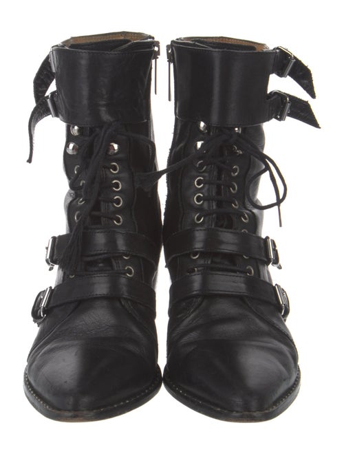 Iro Leather Combat Boots