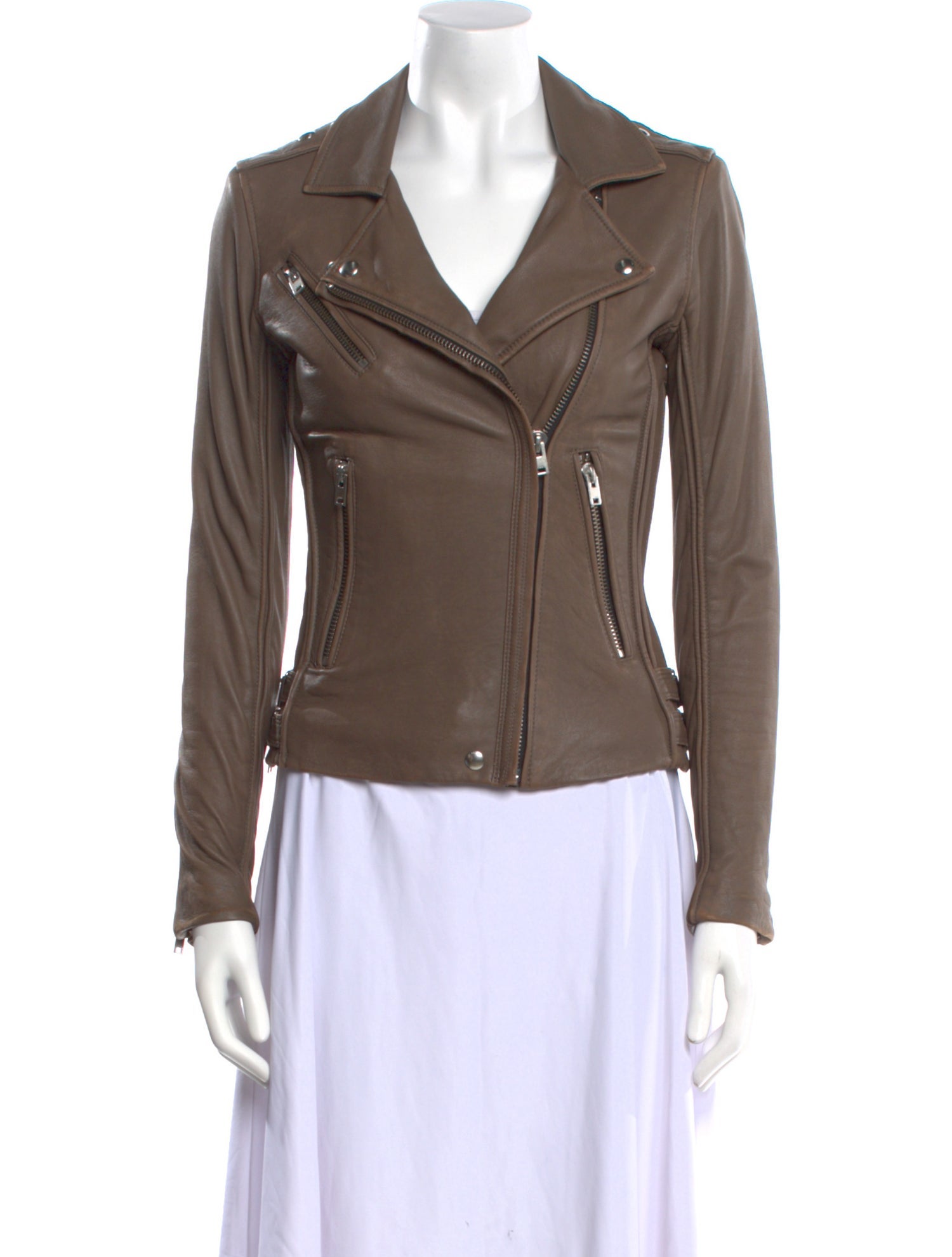 Iro Lamb Leather Biker Jacket