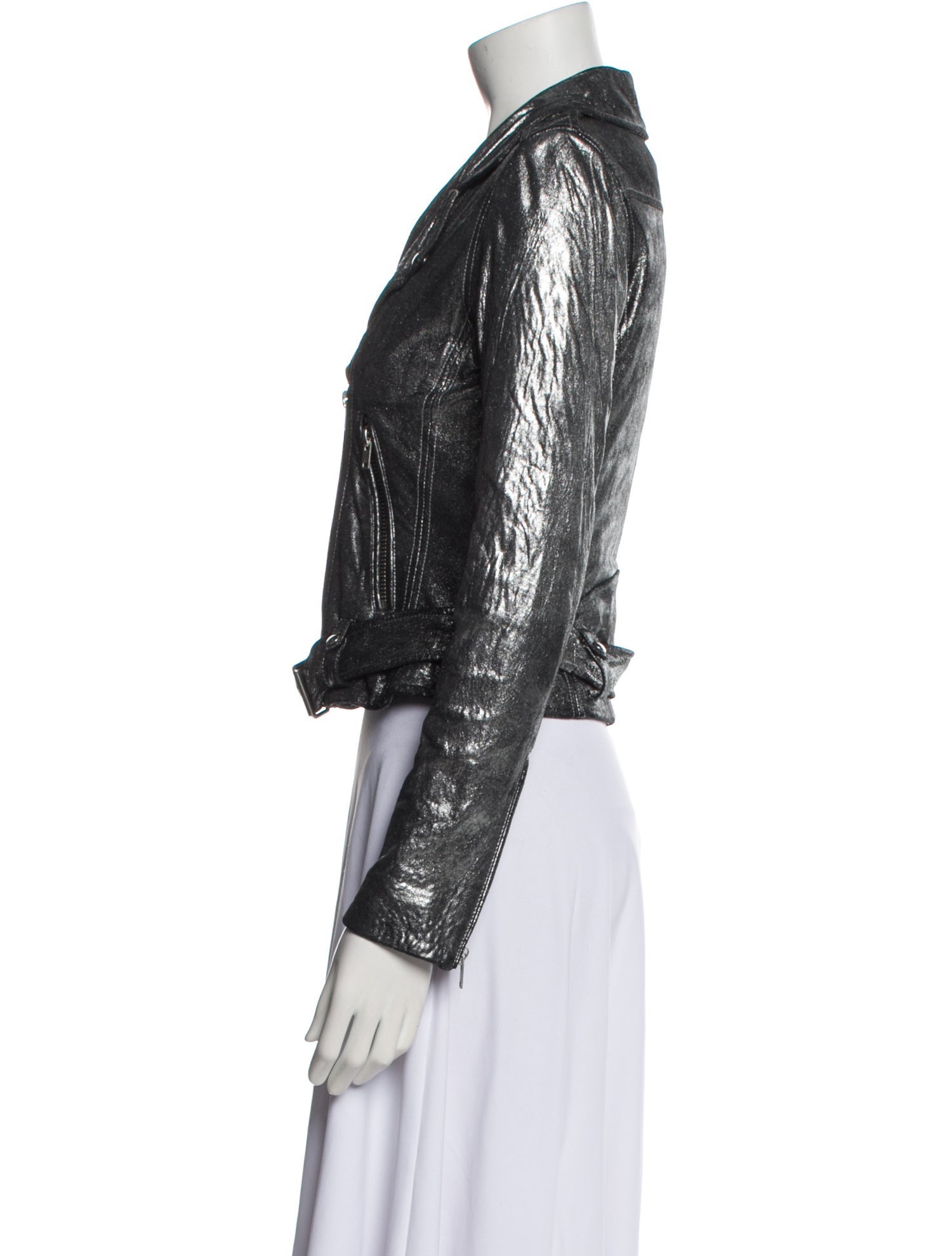 Iro Lamb Leather Biker Jacket