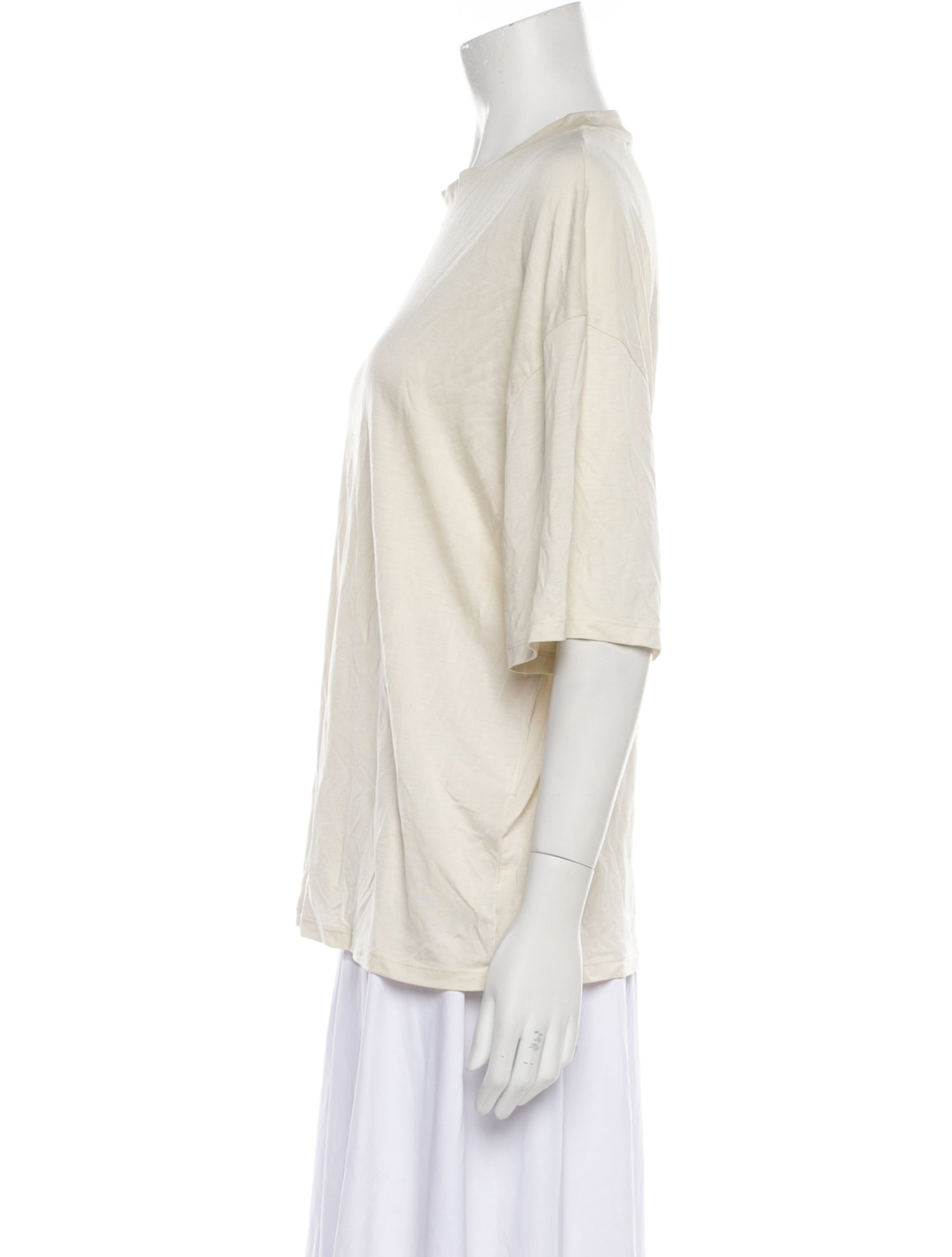 Iro Crew Neck Three-Quarter Sleeve T-Shirt