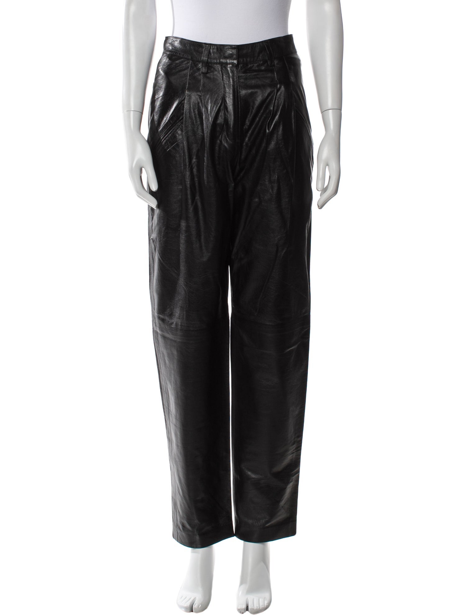 Iro Leather Straight Leg Pants w/ Tags