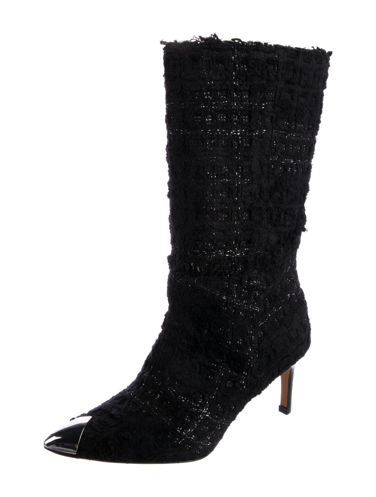 Iro Raw-Edge Trim Boots