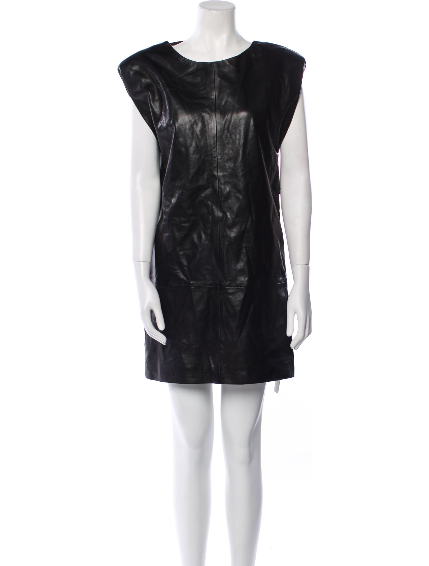 Iro Leather Mini Dress
