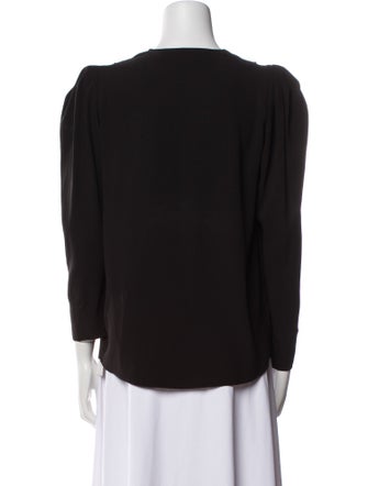 Iro V-Neck Three-Quarter Sleeve Blouse