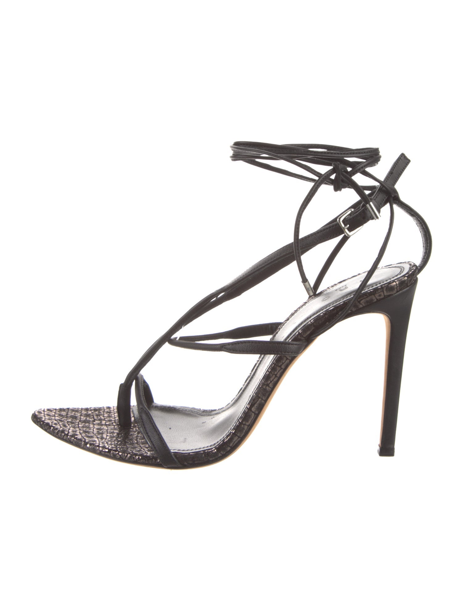 Iro Leather Leather Trim Embellishment Sandals