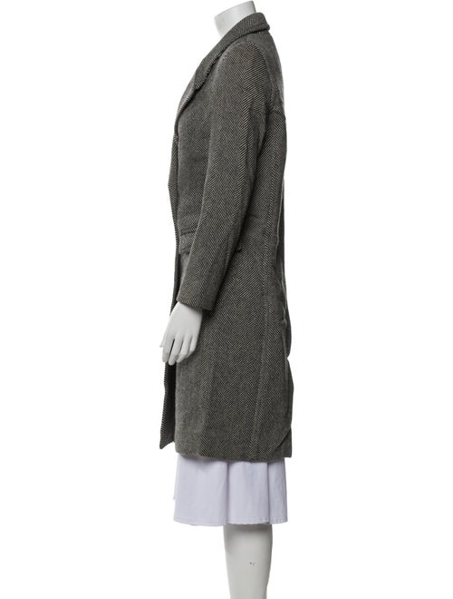 Iro Wool Houndstooth Print Coat