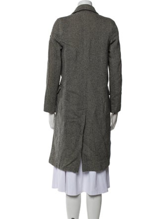 Iro Wool Houndstooth Print Coat