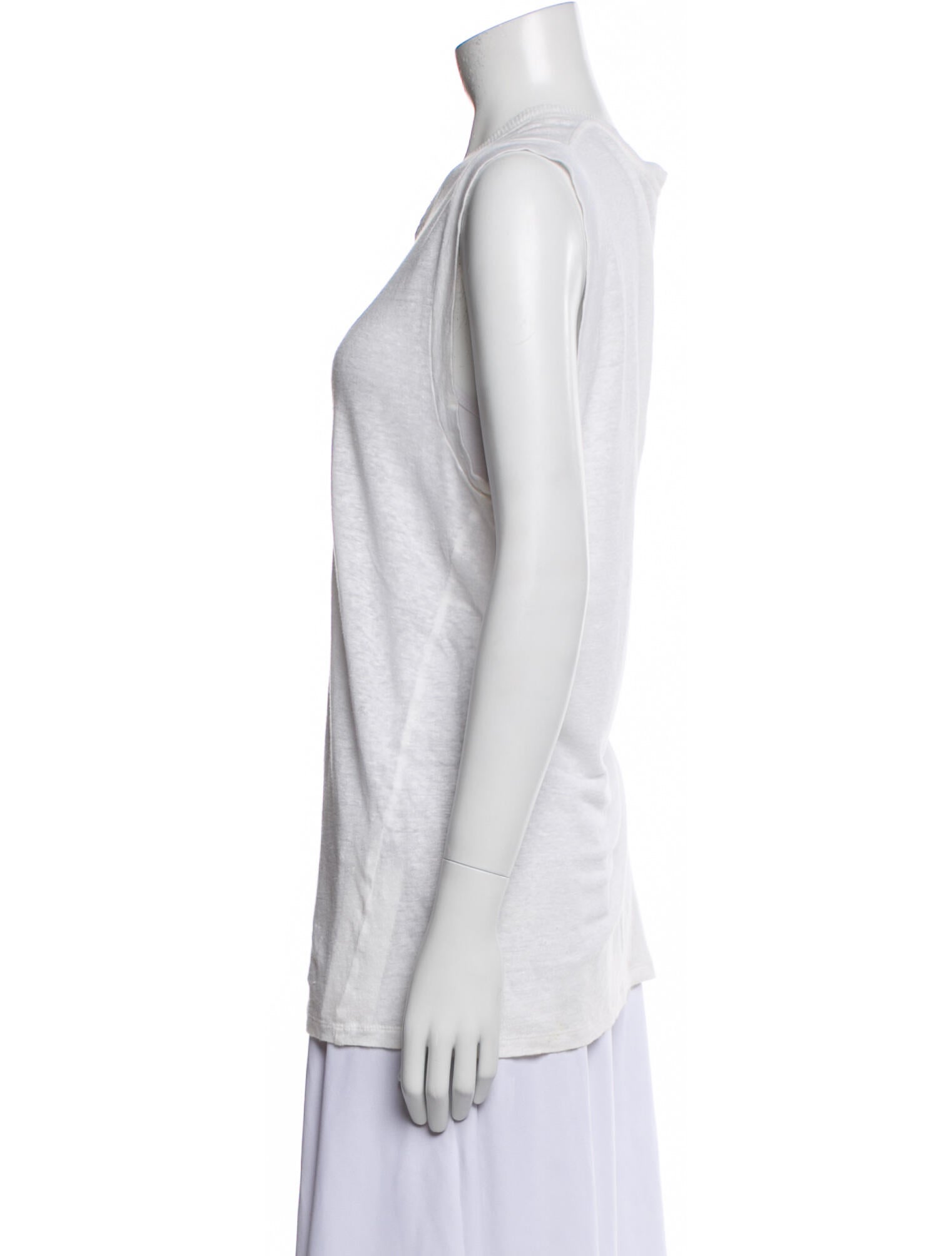 Iro Linen Crew Neck Top