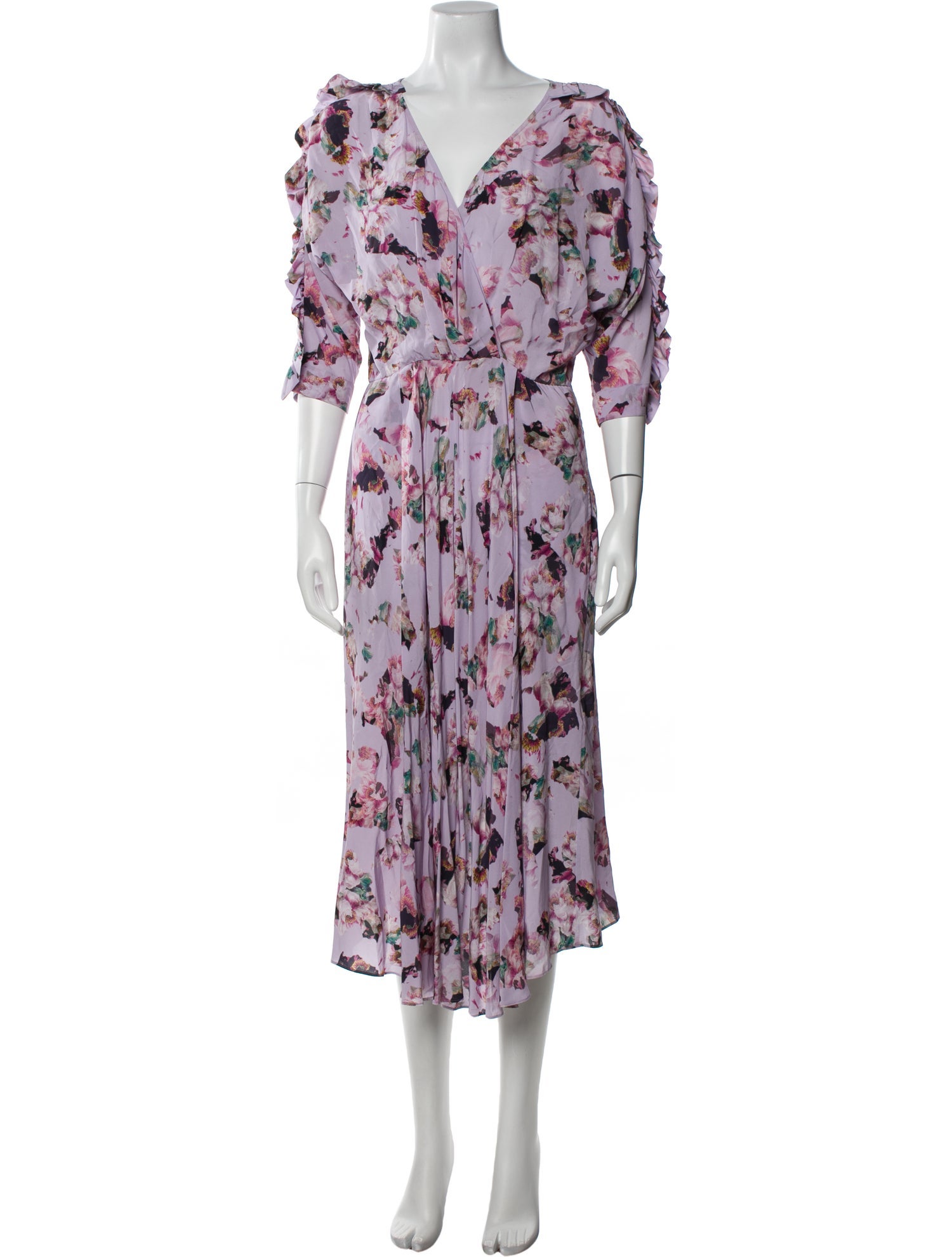 Iro Floral Print Midi Length Dress