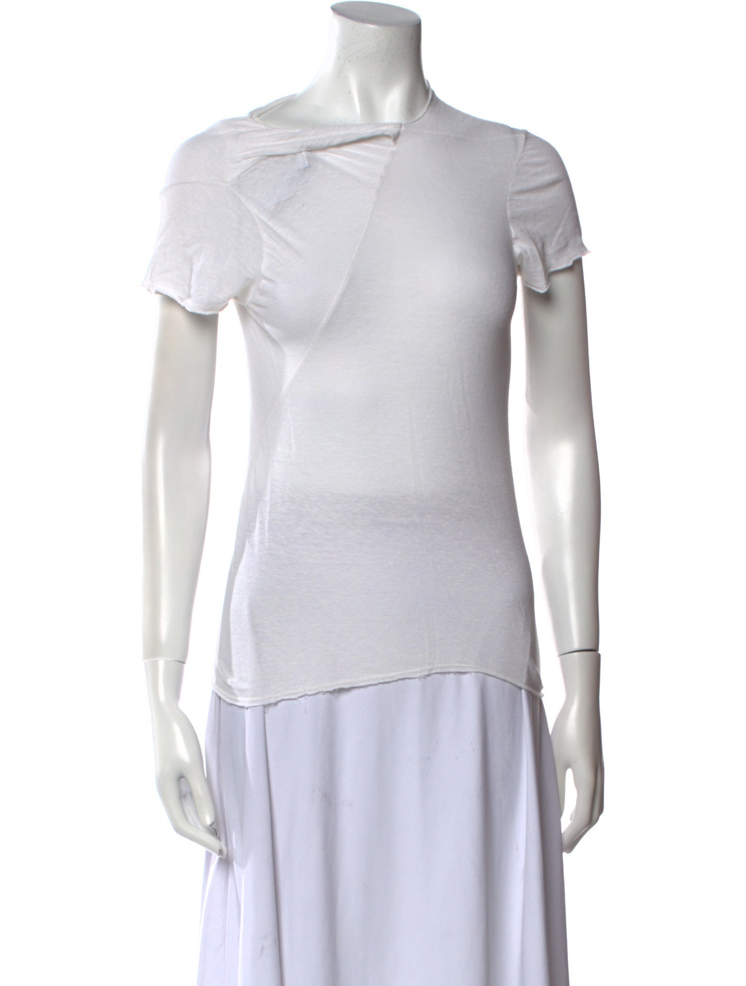 Iro Linen Bateau Neckline Top