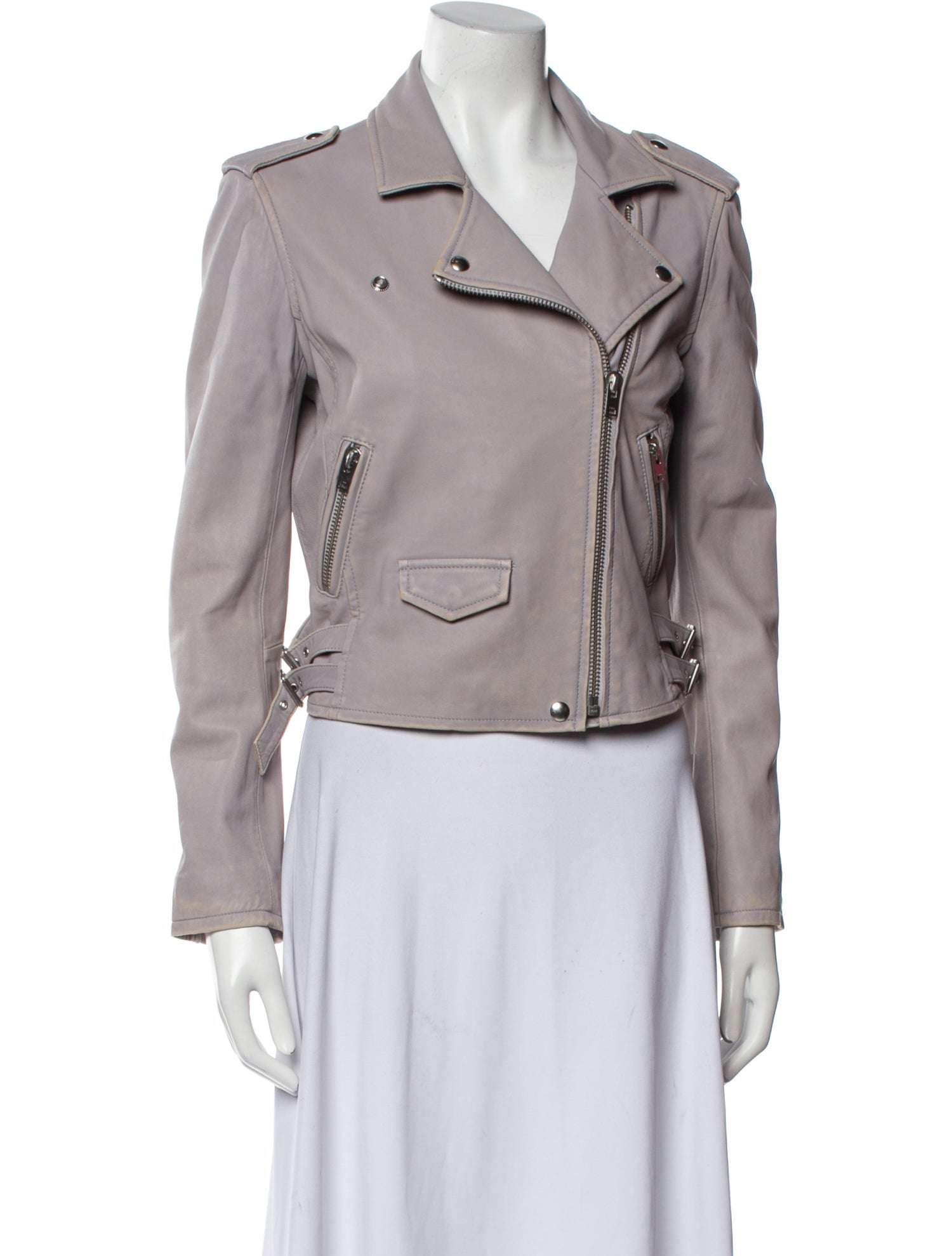 Iro Lamb Leather Biker Jacket