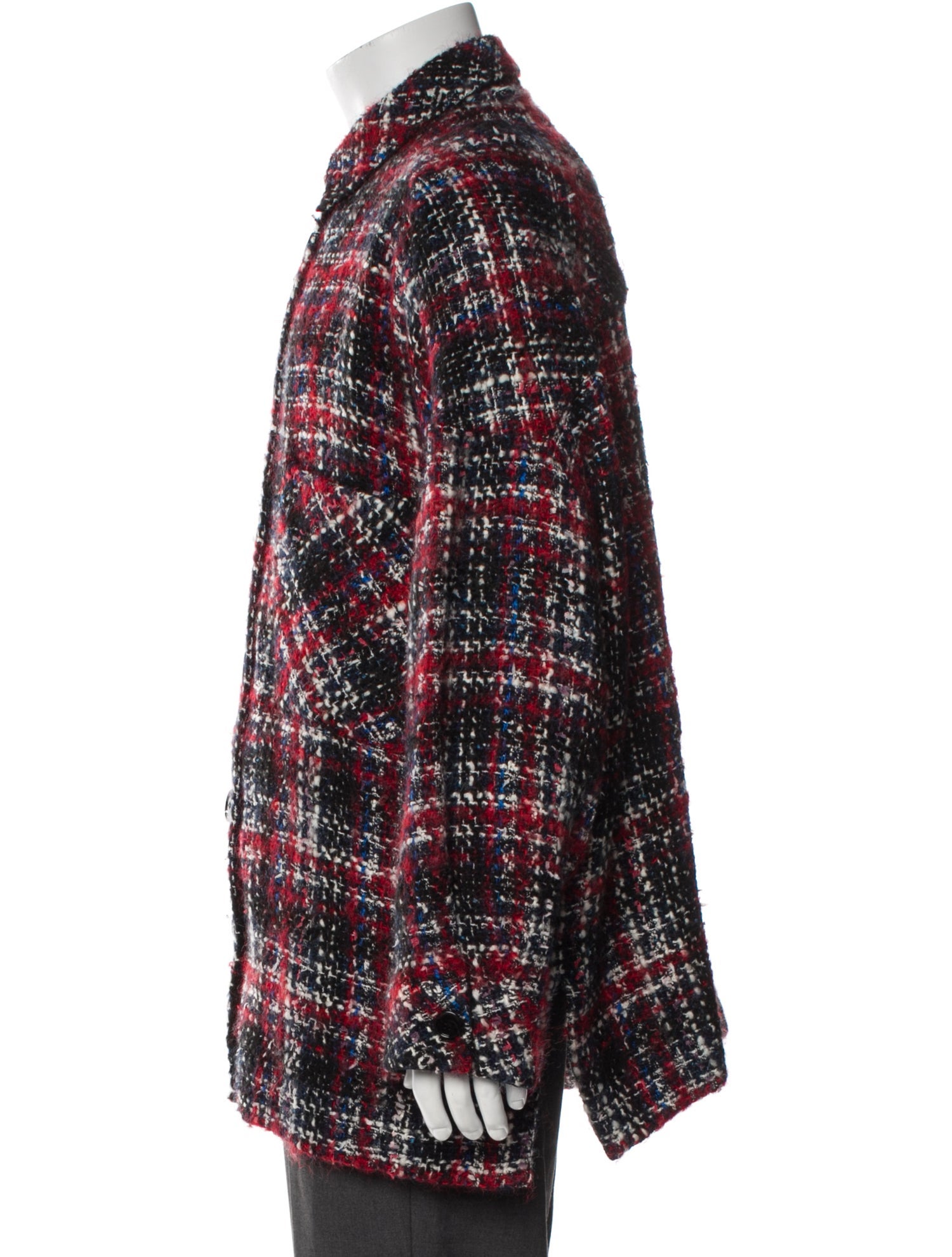 Iro Plaid Print Windbreaker