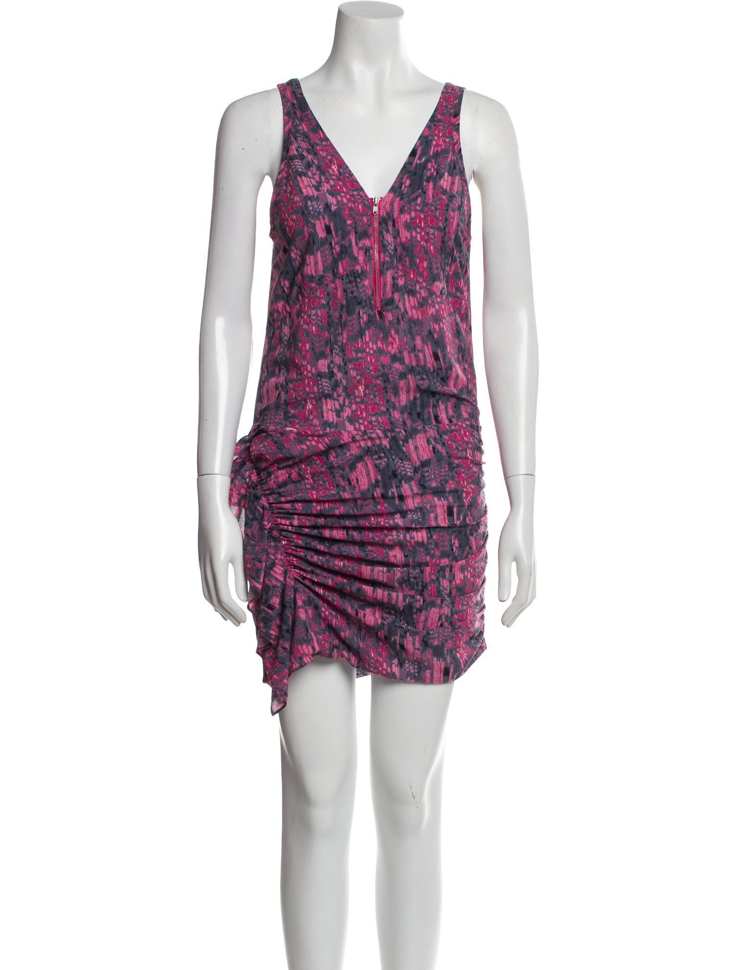 Iro Printed Mini Dress
