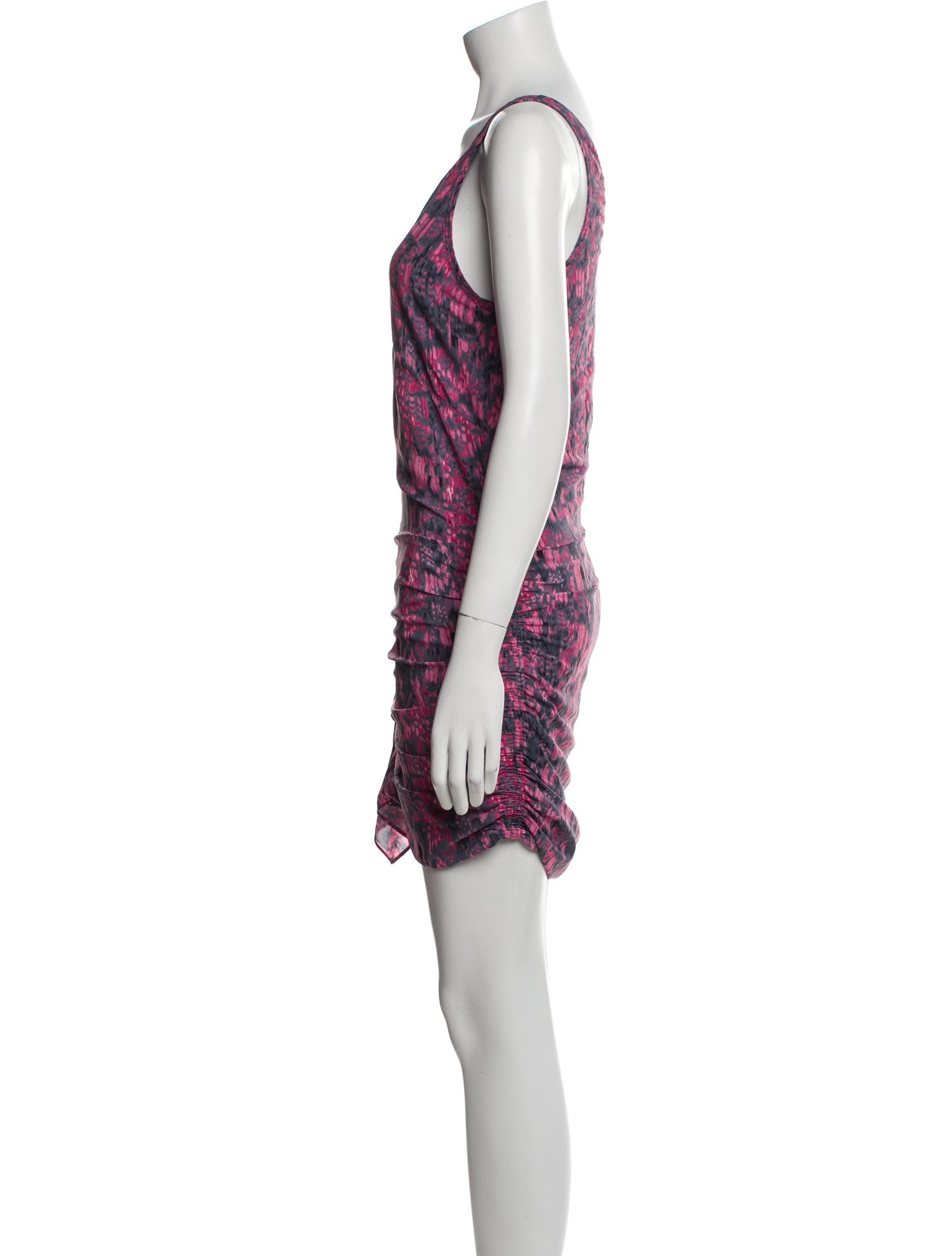 Iro Printed Mini Dress