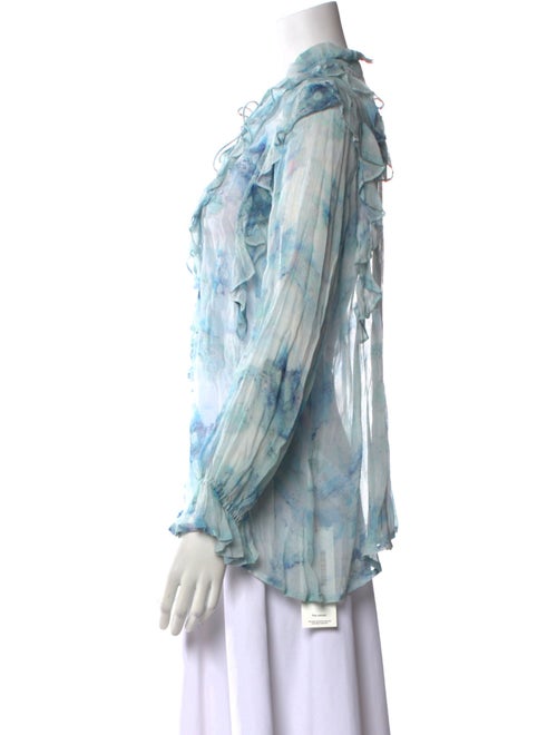 Iro Tie-Dye Print V-Neck Blouse