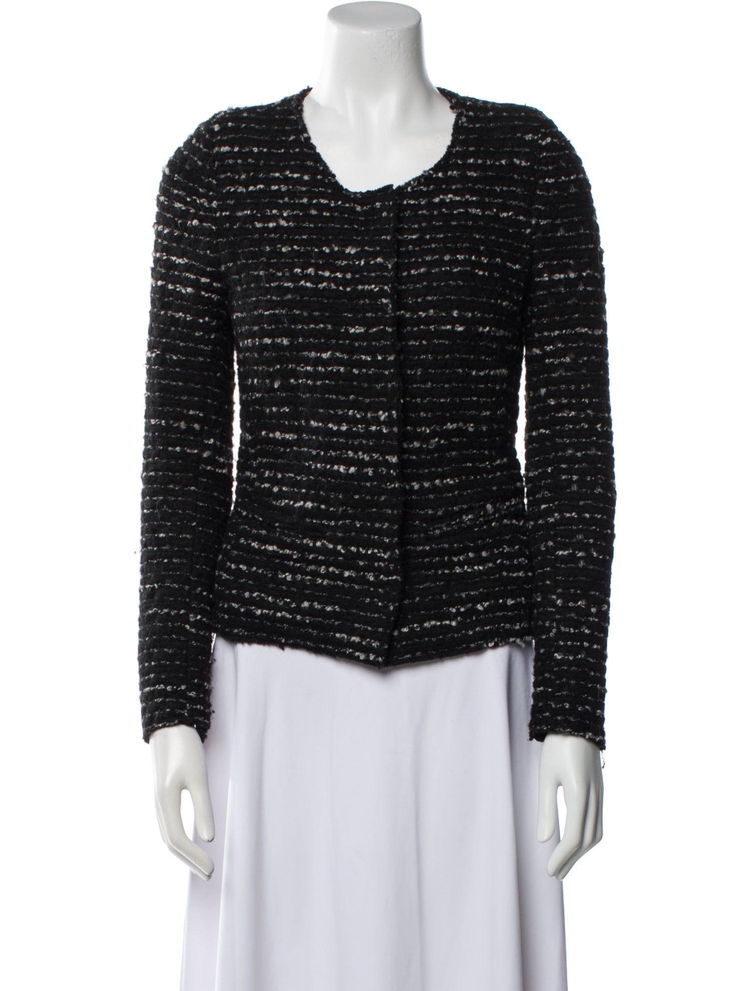 Iro Wool Tweed Pattern Jacket