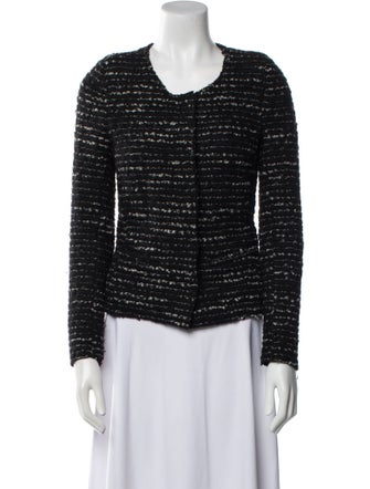 Iro Wool Tweed Pattern Jacket