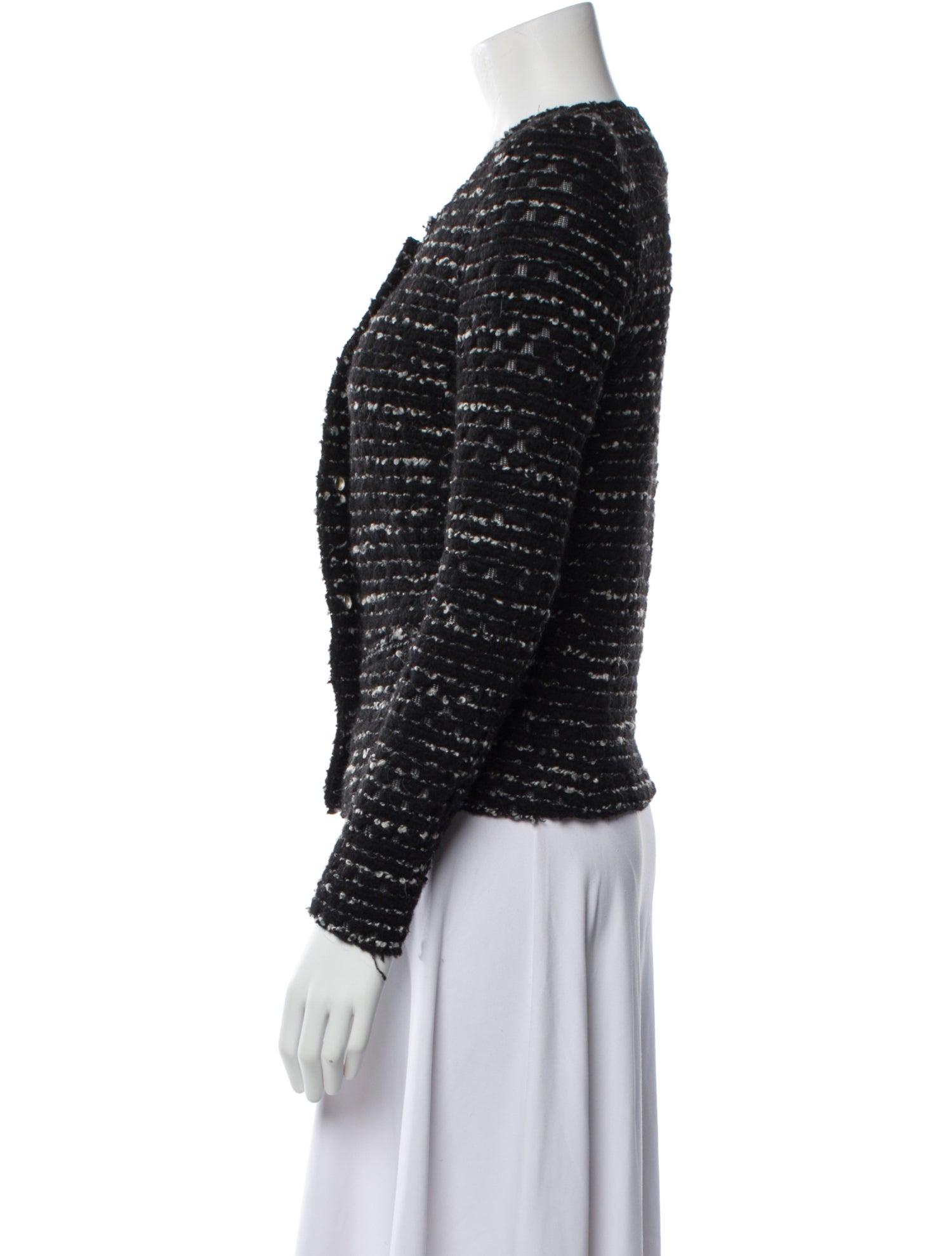 Iro Wool Tweed Pattern Jacket