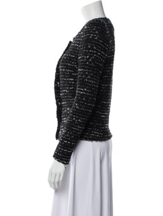 Iro Wool Tweed Pattern Jacket