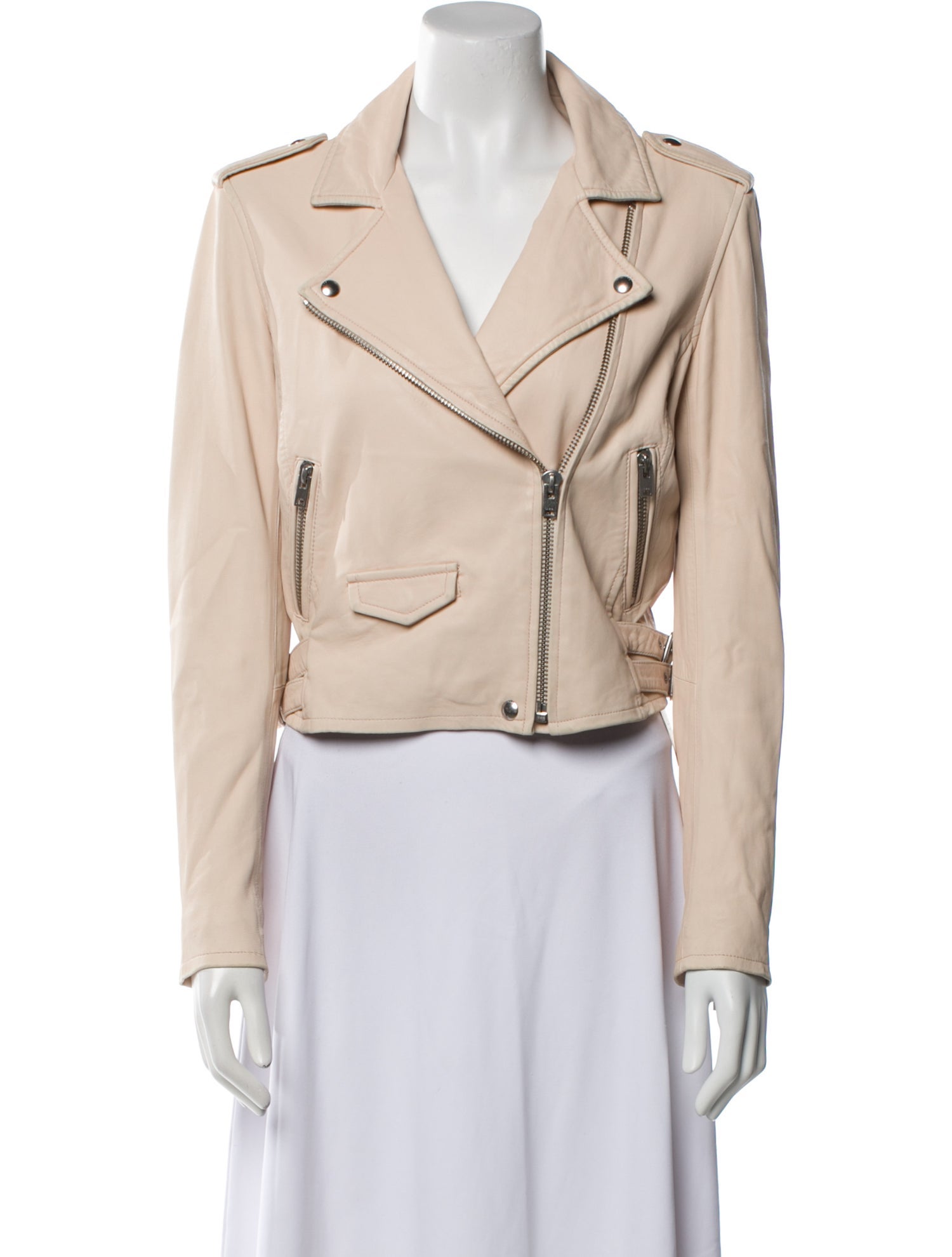 Iro Lamb Leather Biker Jacket
