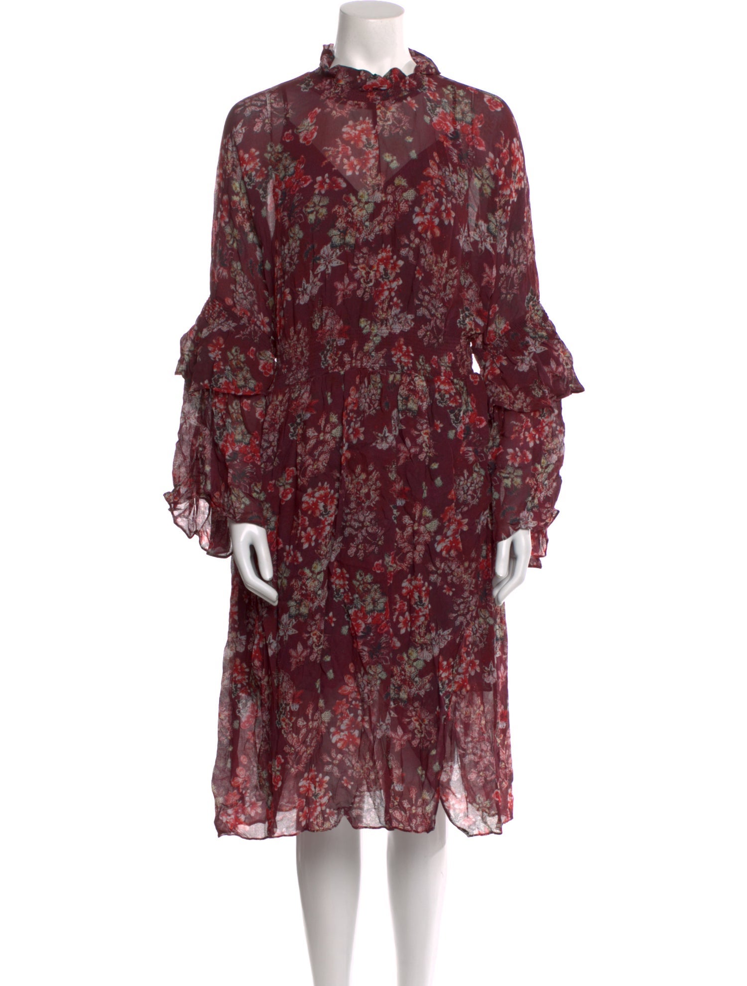 Iro Floral Print Knee-Length Dress