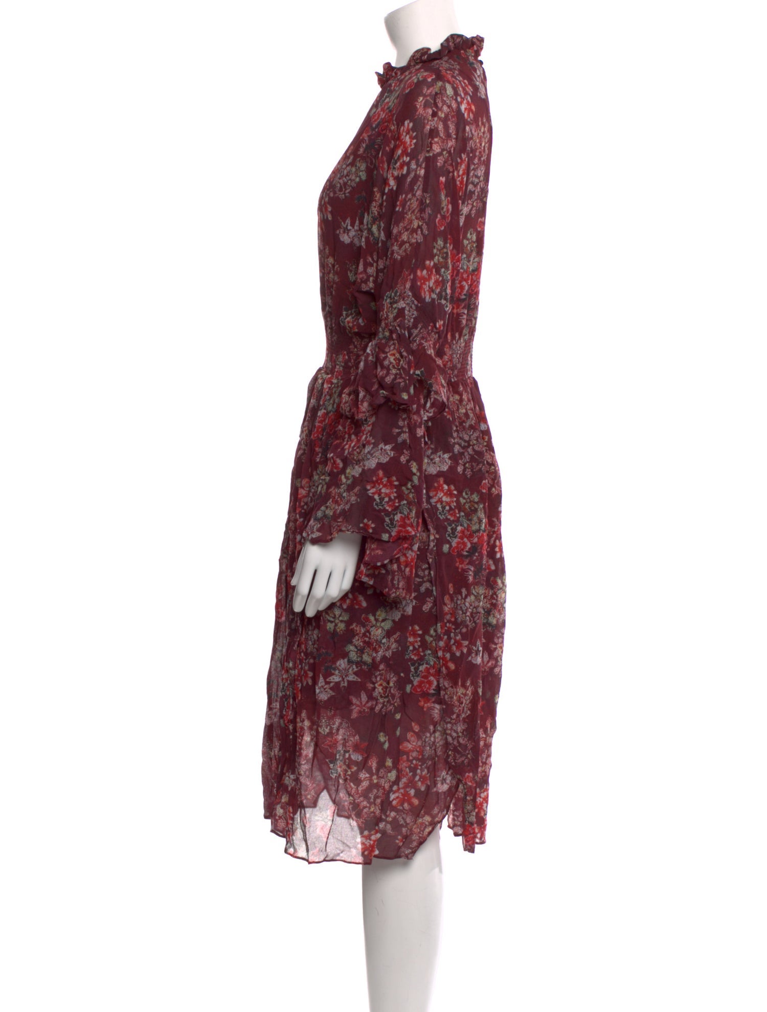 Iro Floral Print Knee-Length Dress