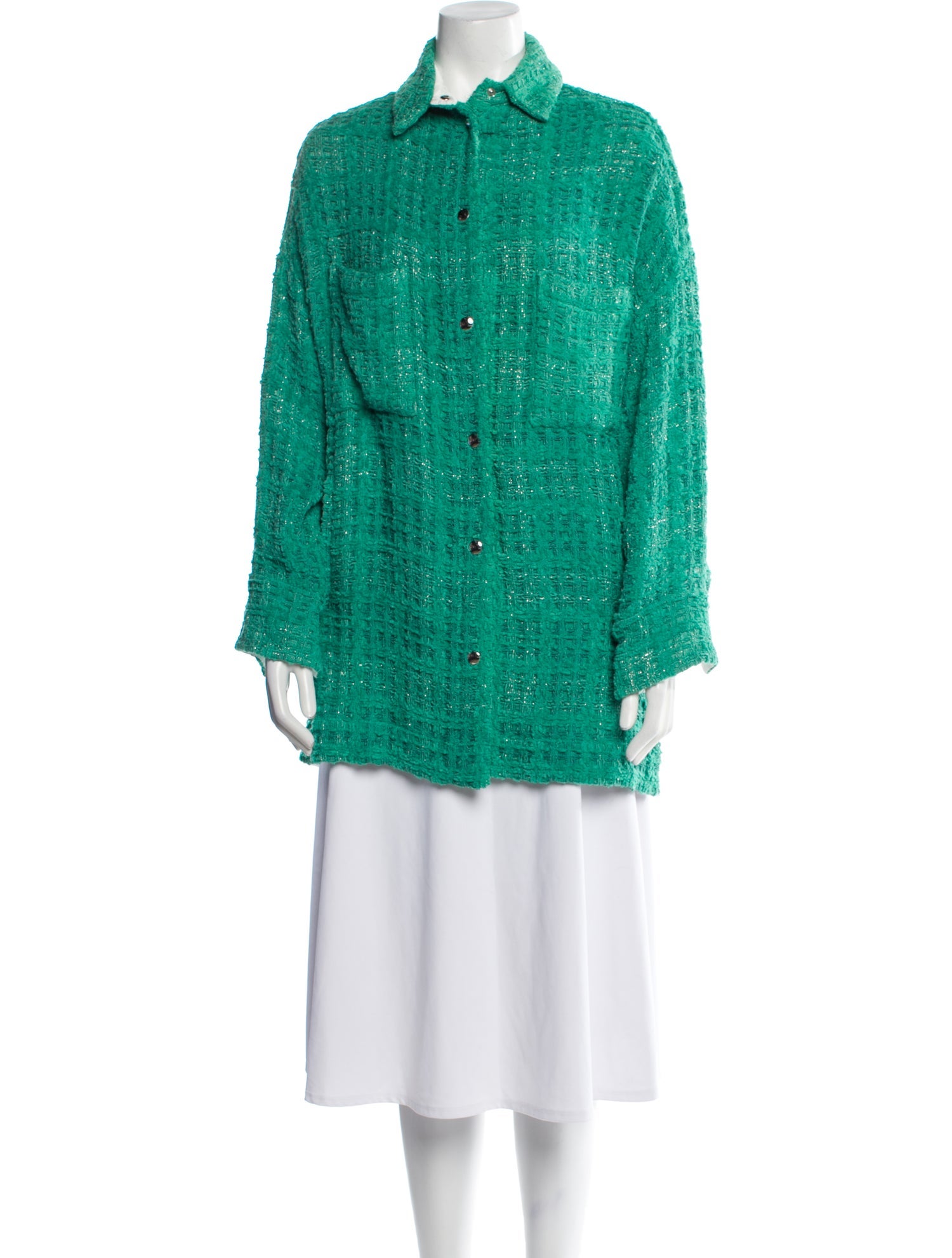 Iro Patterned Fur Jacket