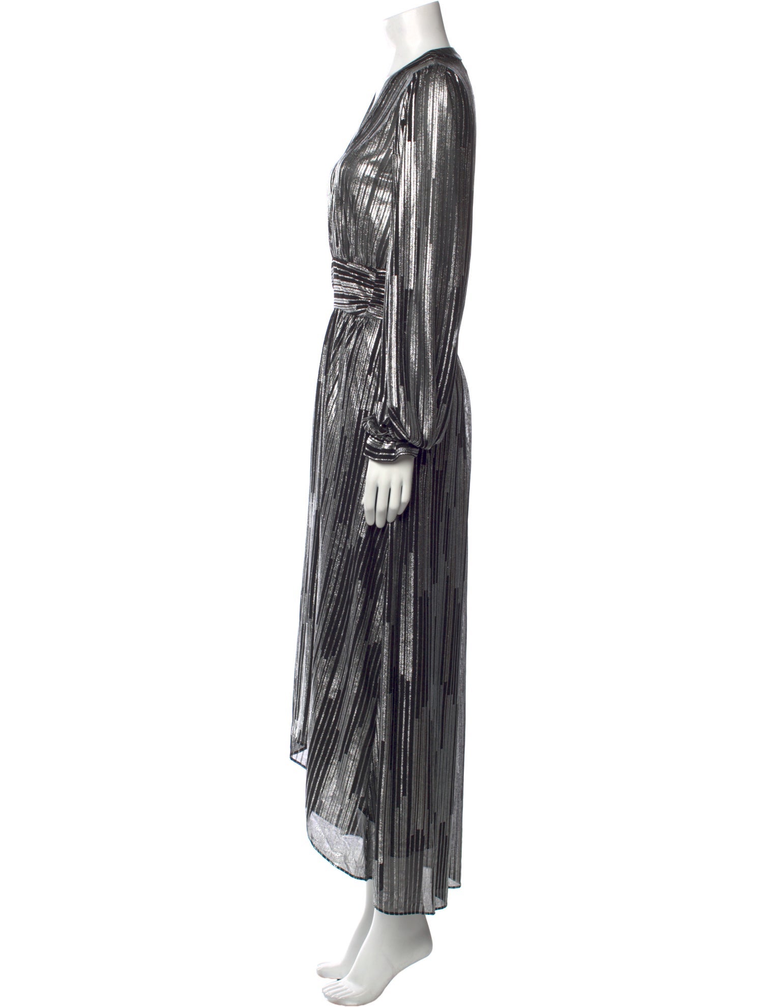 Iro Striped Midi Length Dress