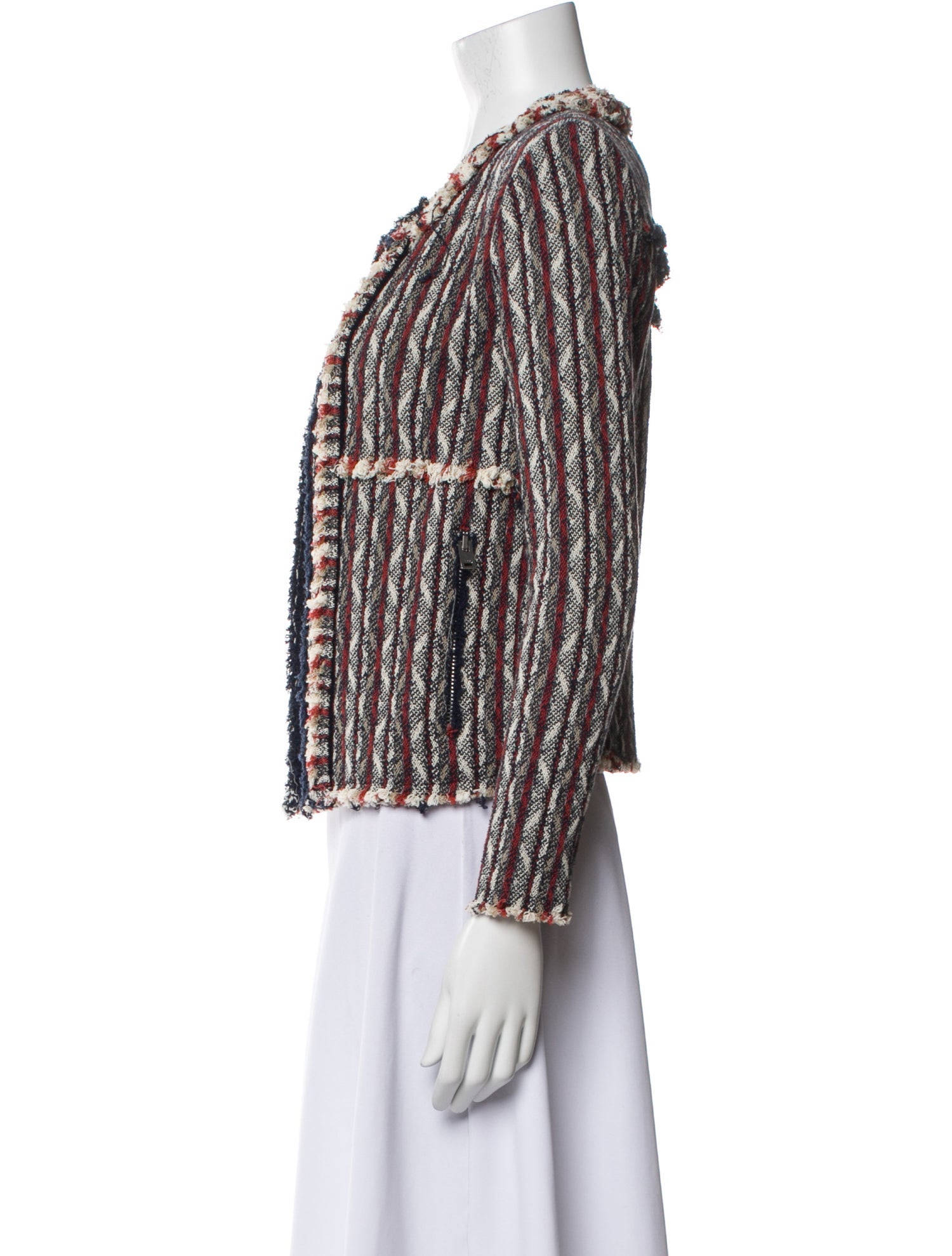 Iro Tweed Pattern Evening Jacket