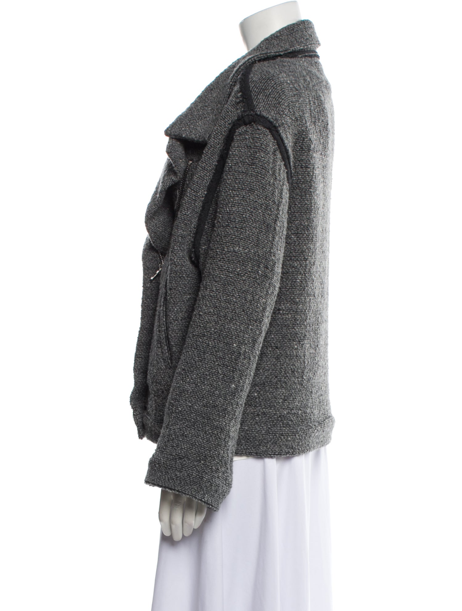 Iro Tweed Pattern Jacket