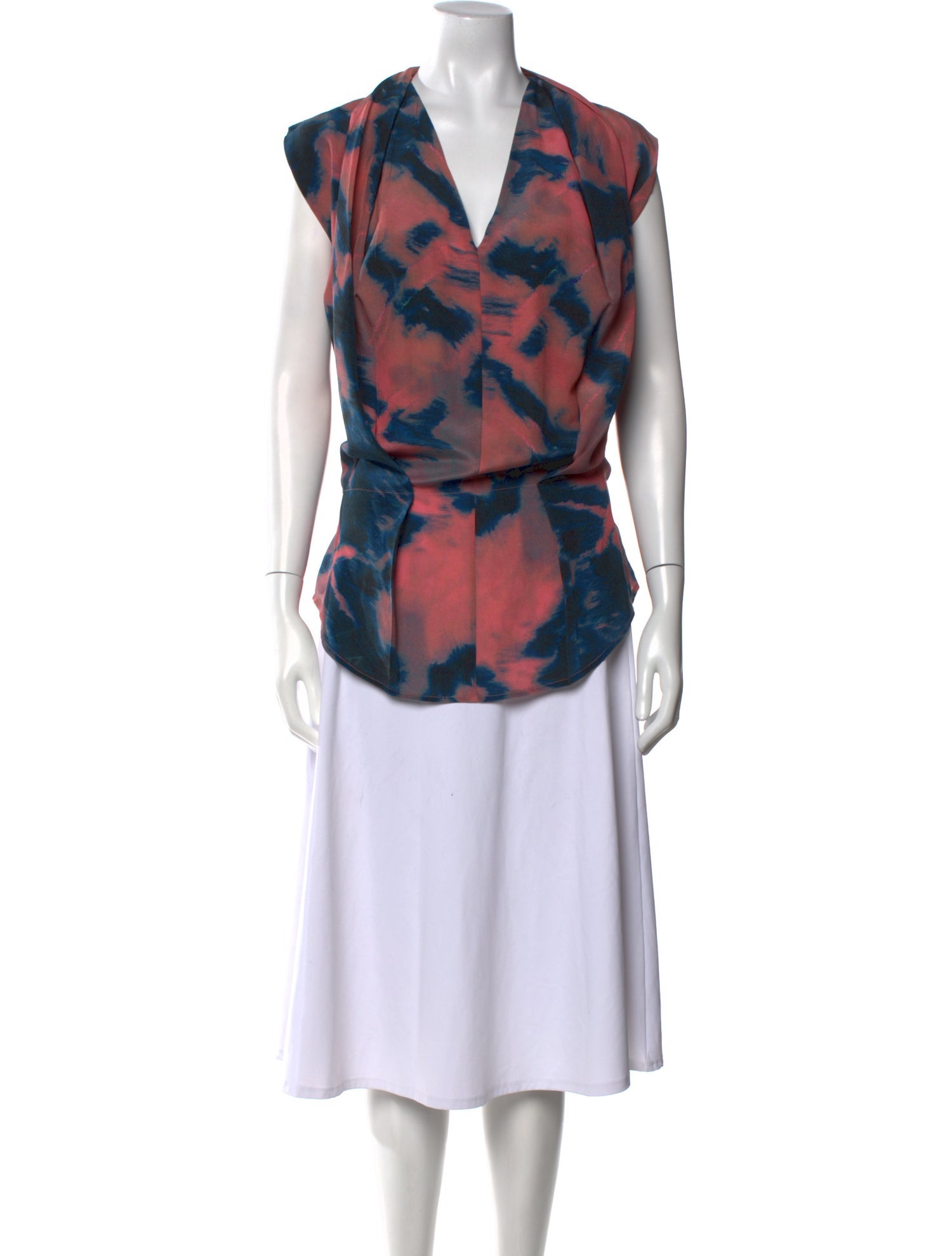 Iro Silk Tie-Dye Print Tunic