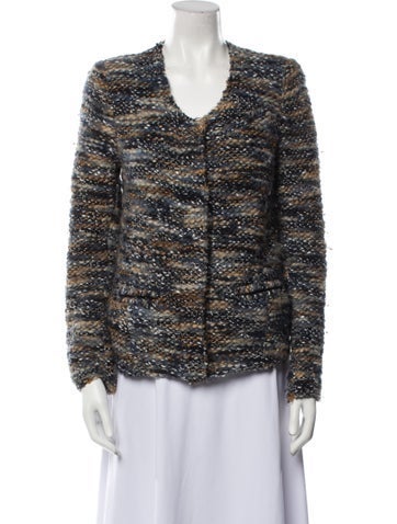 Iro Jackets Tweed Pattern Jacket S