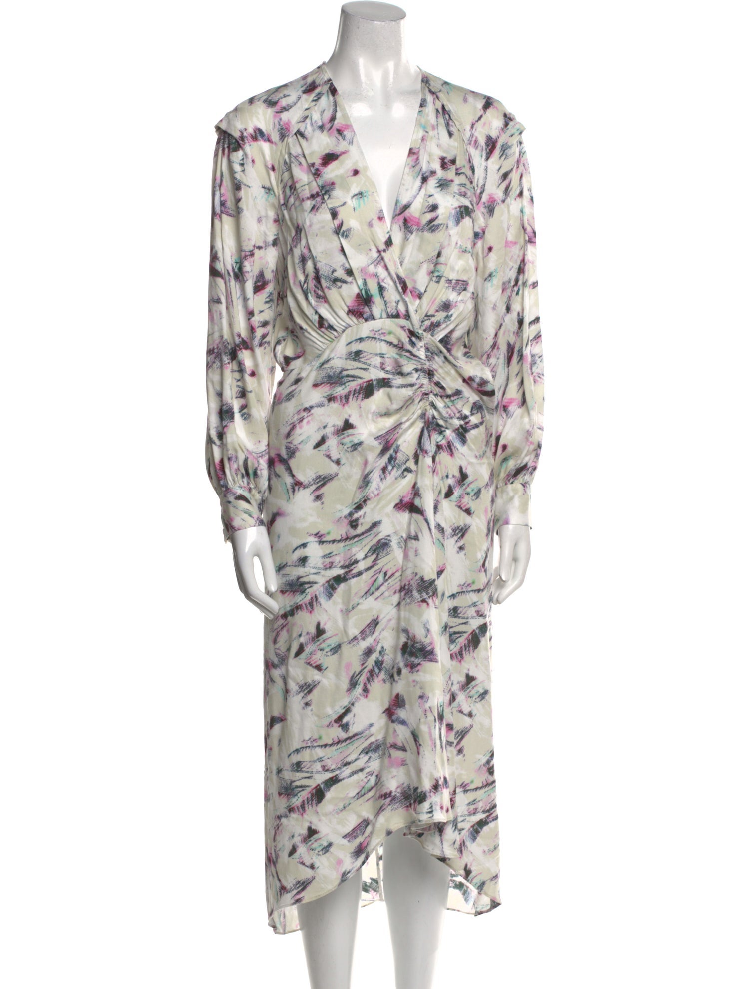 Iro Floral Print Midi Length Dress