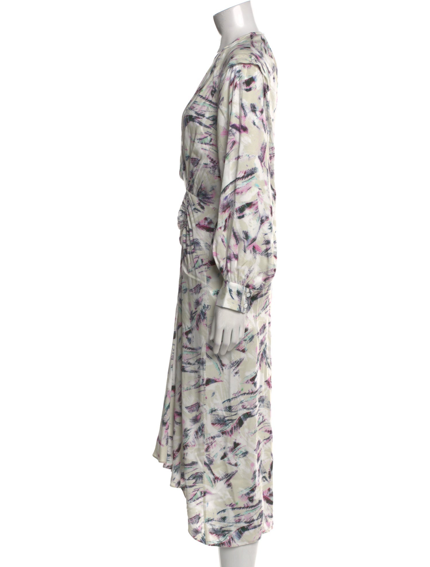 Iro Floral Print Midi Length Dress